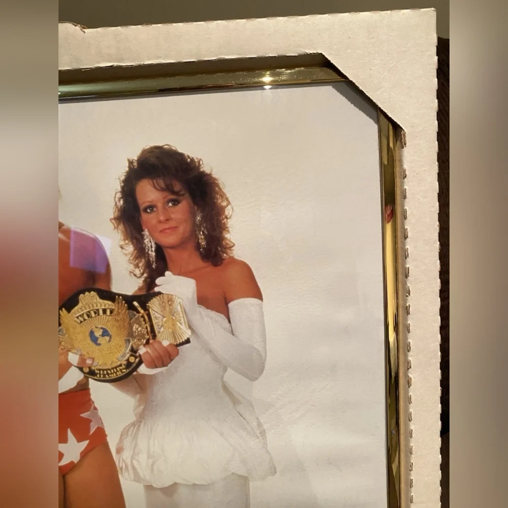 Rare 1988 Titan WWF  Macho Man  16”x 20” Framed Poster In Original Packaging! - Picture 4 of 9